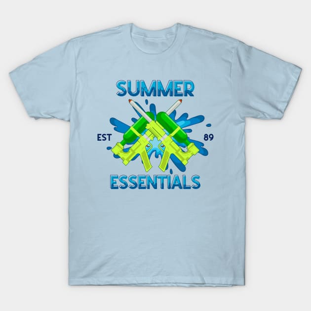 Summer Essentials T-Shirt by DeepDiveThreads